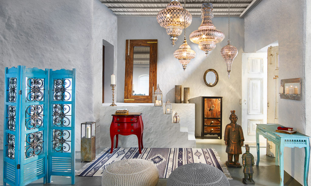 Orientalisch eingerichtetes Zimmer