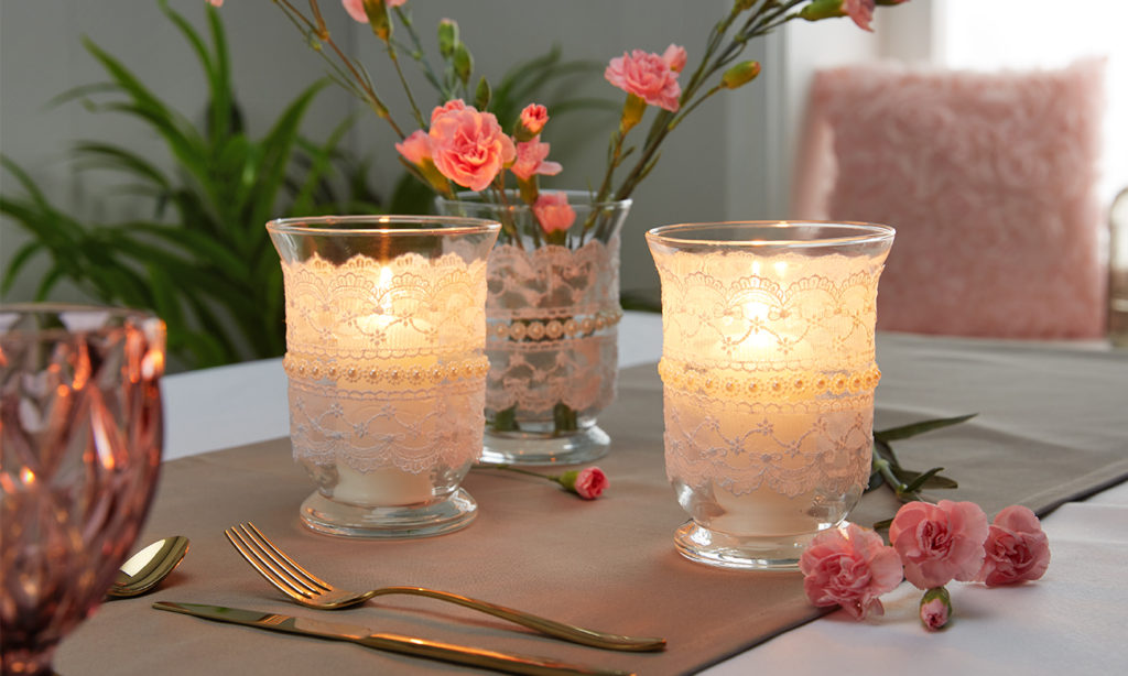 Romantisches Windlicht selber machen