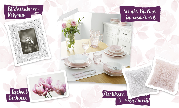 Mia im Blütenzauber -Collage