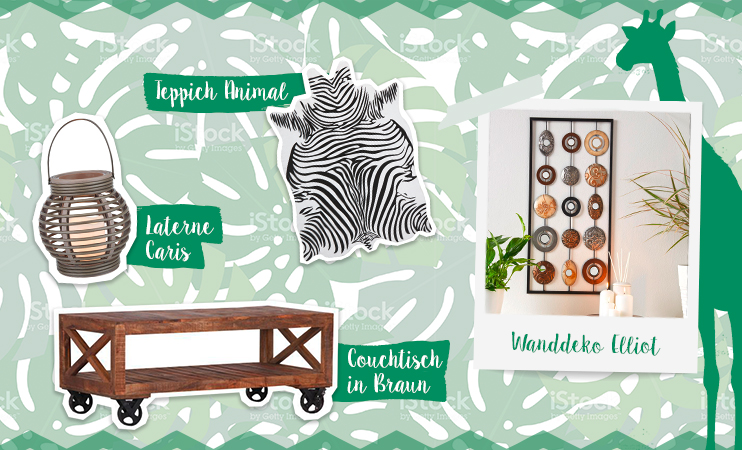 Mia auf Safari - Collage