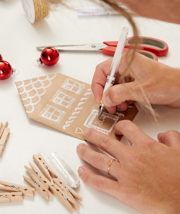  Foto zu Adventskalender aus Papier selber basteln - mömax blog 