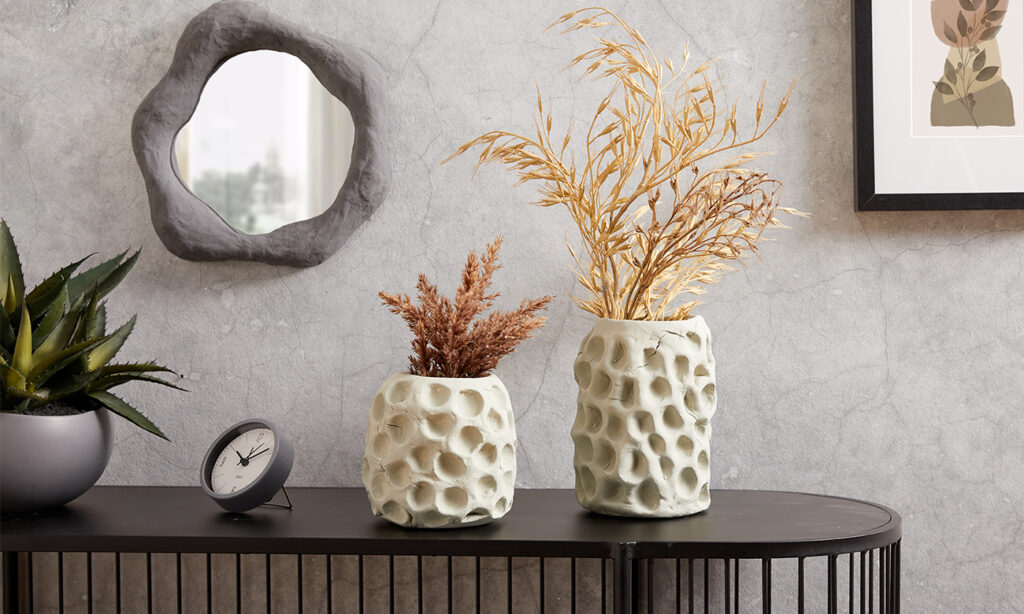 Vase mit Modelliermasse selber gestalten