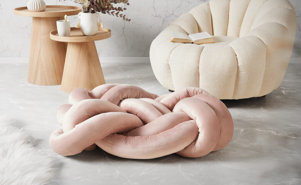 Knotenkissen für den Boden DIY