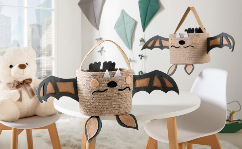 Körbchen für Halloween selber gestalten