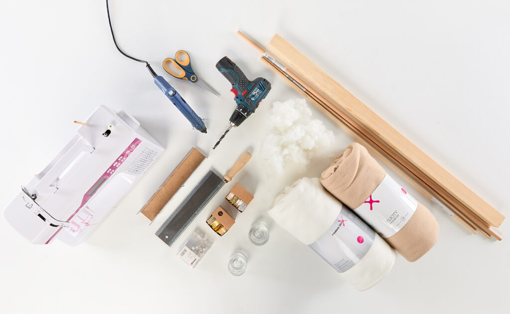 Tannenbäume aus Stoff selber machen - was man dazu alles benötigt