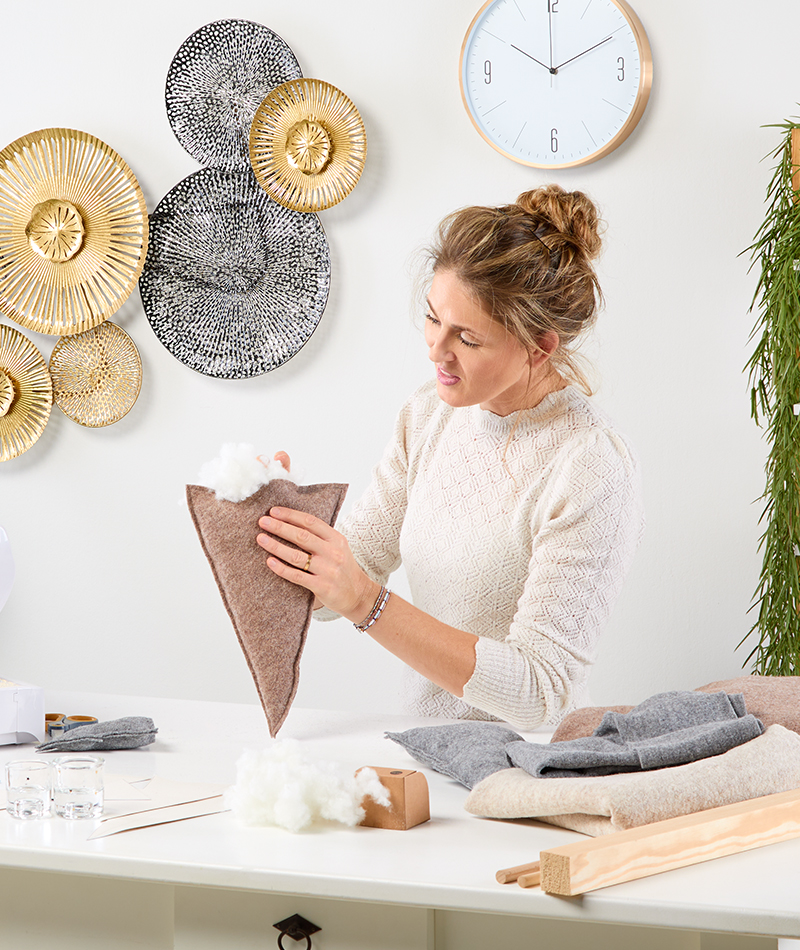 Mit Kissenfüllung befüllen