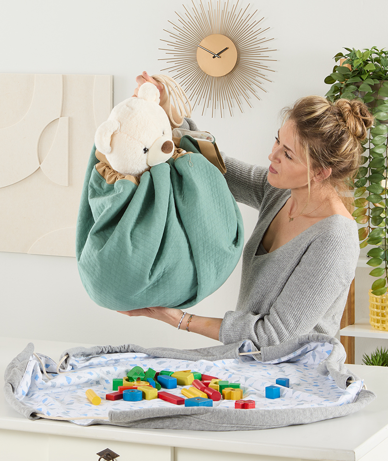 Und fertig ist der Spielzeugsack