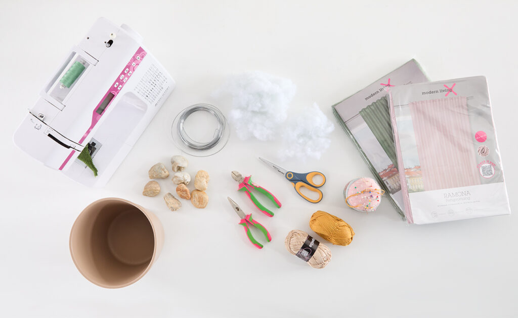 Kaktus aus Stoff selber machen - was man alles benötigt