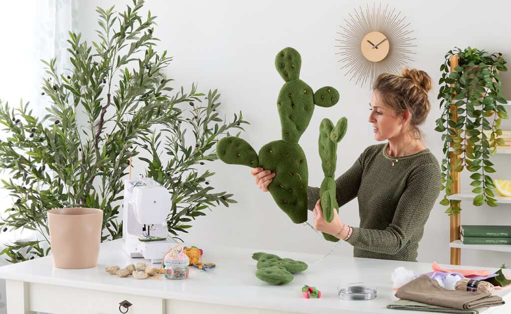 Kaktus aus Stoff selber machen