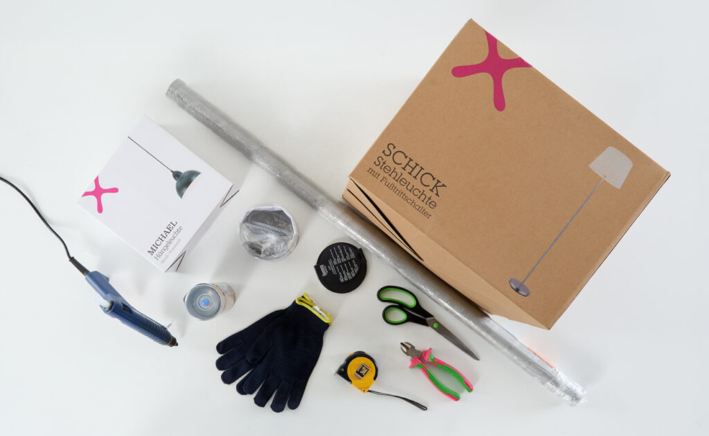 Lampe_aus_Fliegengitter_DIY - was man alees benötigt